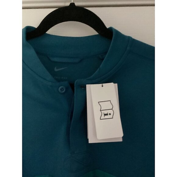 Nike-golf - dri-Fit men's long-Sleeve golf top size: medium color: marina/Obsidi - Picture 2 of 12